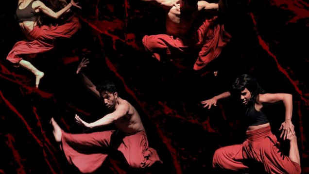imagen "Grietas" danza, acrobacias y mucha intensidad