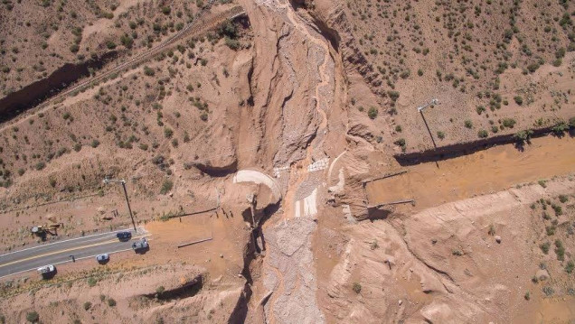 imagen Habilitaron la huella entre Potrerillos y Uspallata