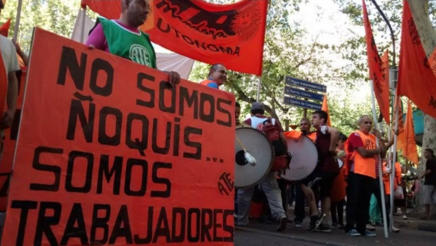 imagen Sin disturbios, se realizó la marcha de la CTA