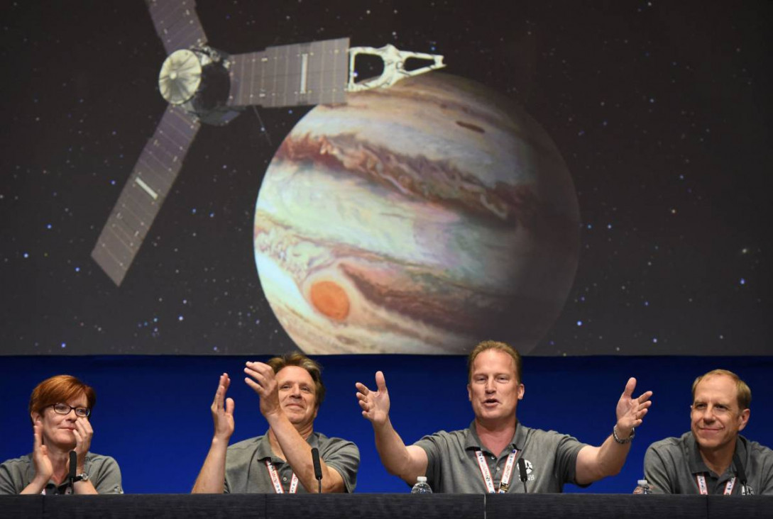 imagen Juno llegó a la órbita de Júpiter después de cinco años