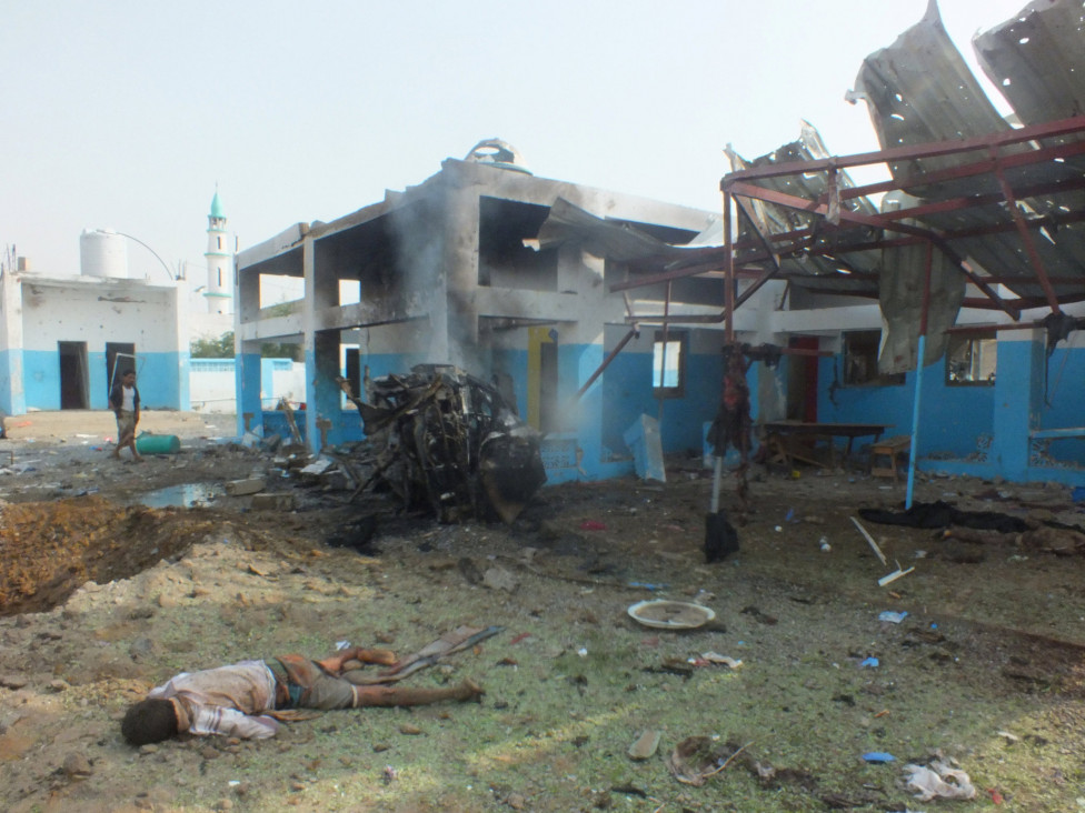 imagen 15 muertos tras bombardeo sobre un hospital de Médicos Sin Fronteras en Yemen