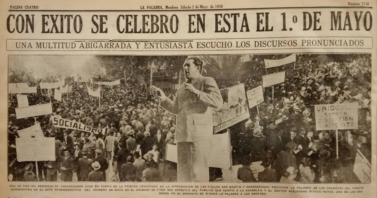 imagen Un primero de mayo, pero ochenta años atrás 