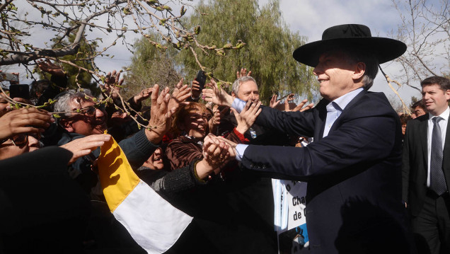 imagen Macri, sin protocolos