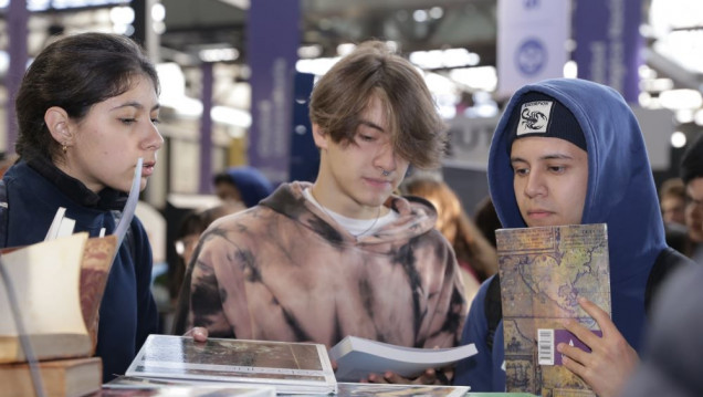 imagen Pasar por la Expo Educativa y llevarse un libro a casa: "Me pareció genial" 