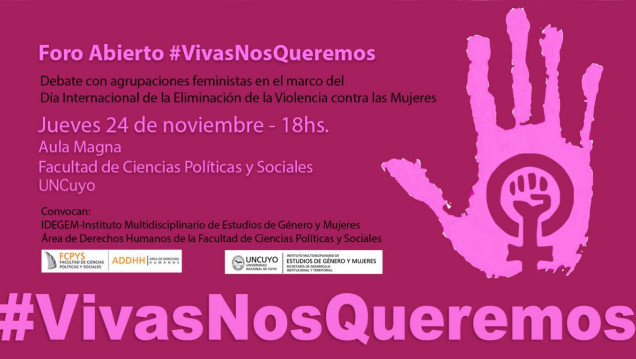 imagen Convocan a un foro para debatir sobre violencia de género