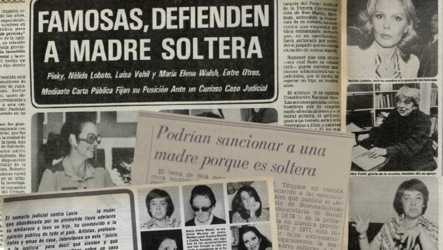 imagen En 1979, la denuncia a una mujer de Mendoza por ser madre soltera activó a los feminismos de todo el país