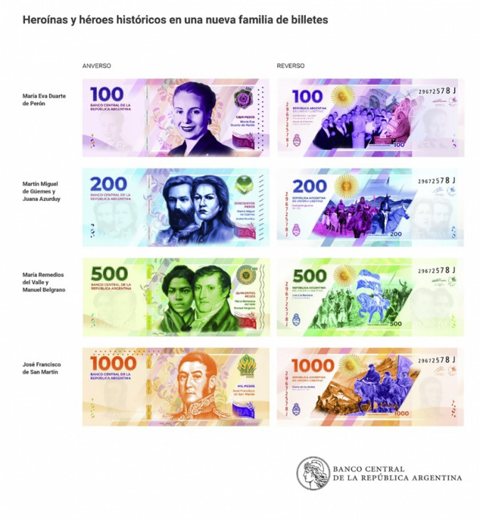 imagen Quiénes son los próceres y las heroínas de los nuevos billetes