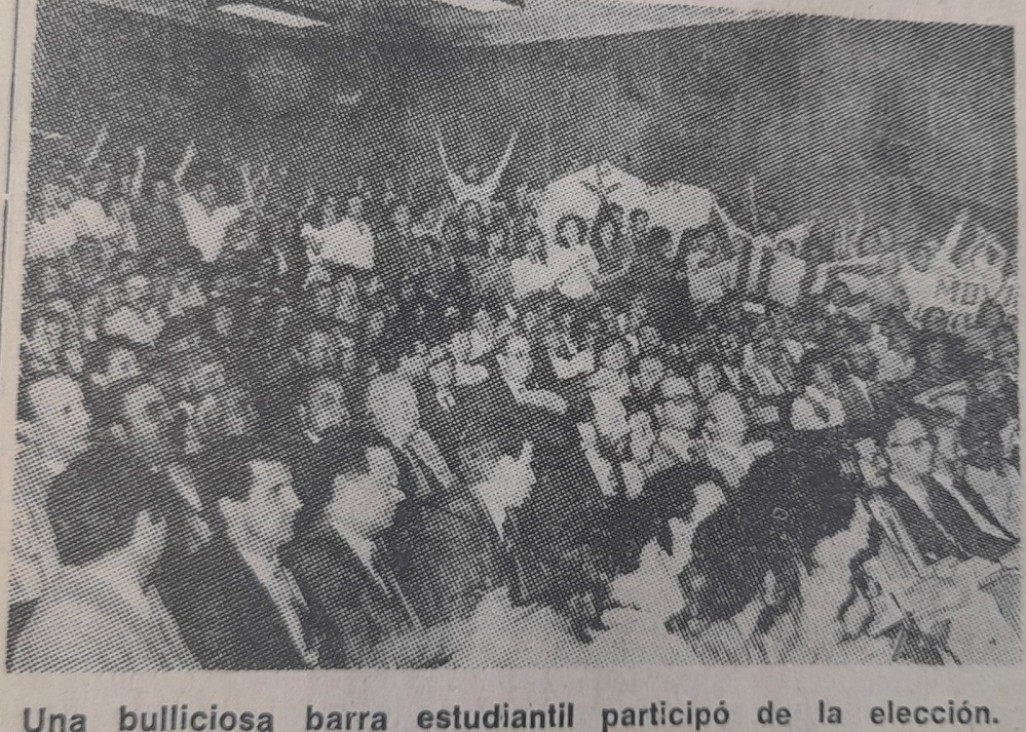 imagen La UNCUYO recuerda en sus membretes los 40 años de cogobierno democrático