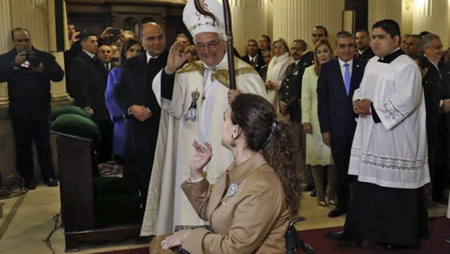 imagen La iglesia aprovechó el tedeum para bajar su mensaje contra el aborto legal