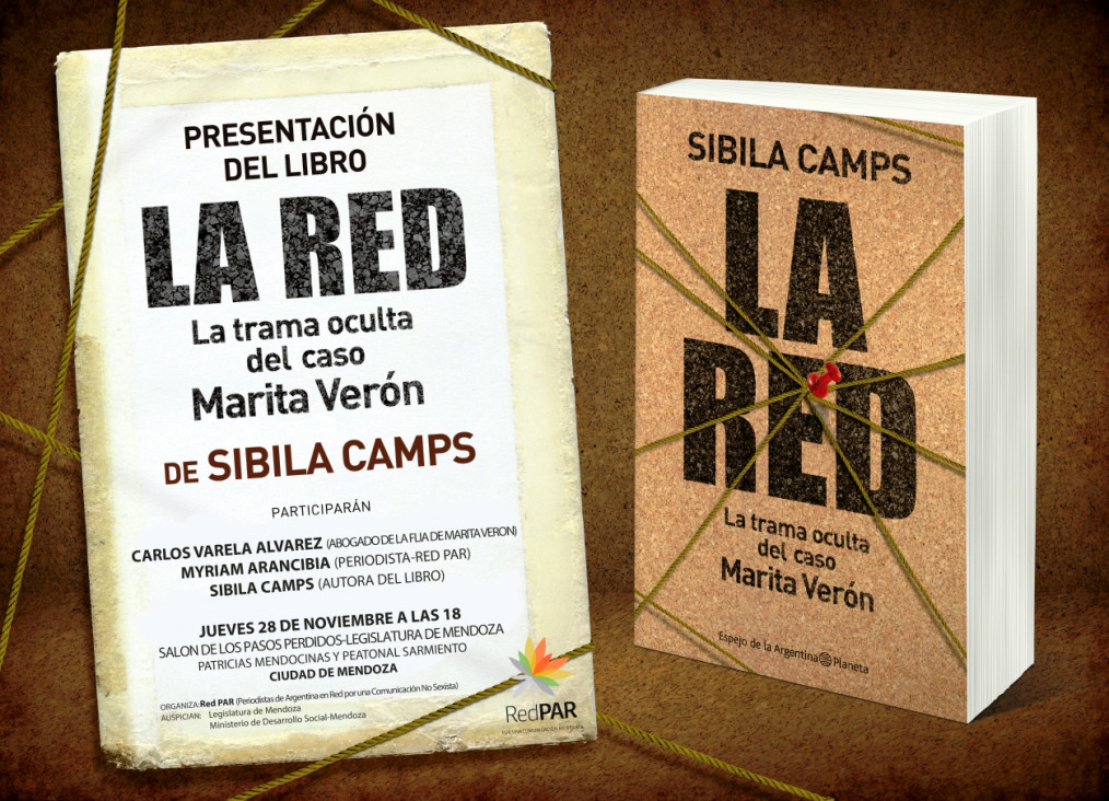 imagen Se presenta en Mendoza "La red. La trama oculta del caso Marita Verón", de Sibila Camps