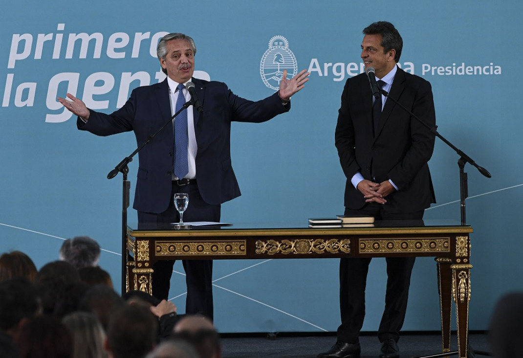 imagen Juró Massa y Alberto Fernández afirmó que viene una "gran oportunidad"