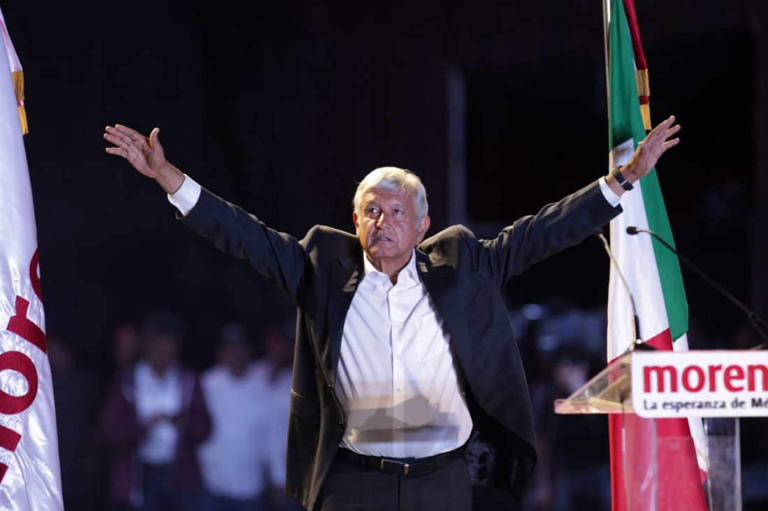 imagen México: López Obrador se encamina a la victoria