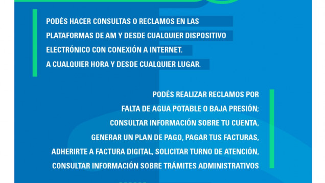 imagen Audiencia por la tarifa del agua: Aysam solicitó aumentar un 162%