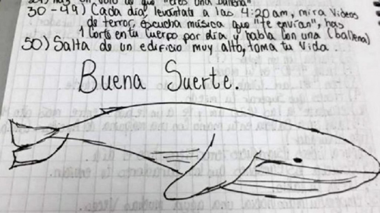 imagen Interpol salvó de morir a una chica de Las Heras que jugaba a la Ballena Azul