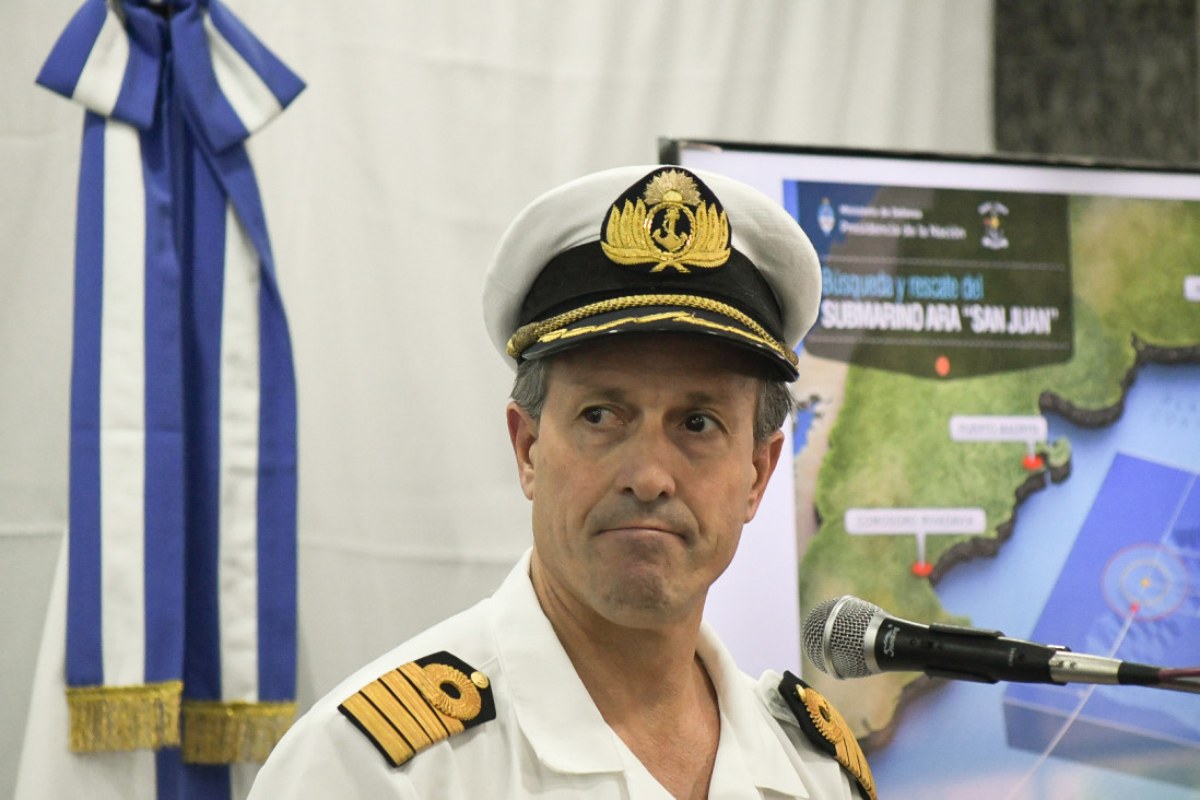 imagen Submarino: analizan "cuatro contactos" en el fondo del mar