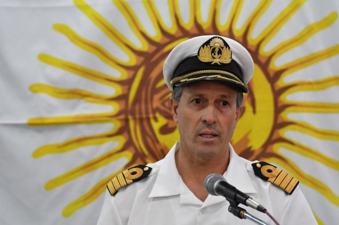imagen Balbi: "Hay 14 unidades para buscar al submarino"