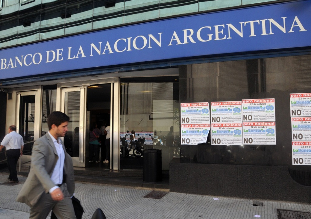 imagen Este miércoles habrá paro en todas las sucursales del Banco Nación