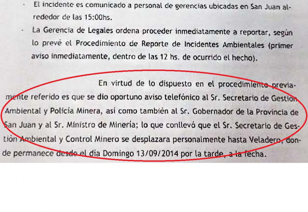 imagen Crece la pelea entre la Barrick y Gioja