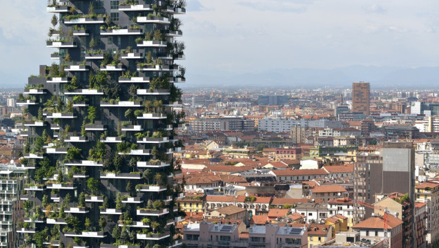 imagen Bosques que crecen en edificios a 100 metros de altura