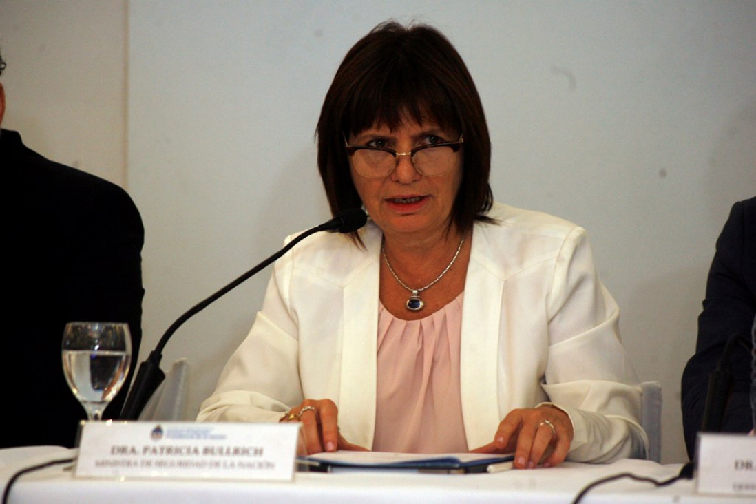 imagen Bullrich volvió a apoyar a Gendarmería