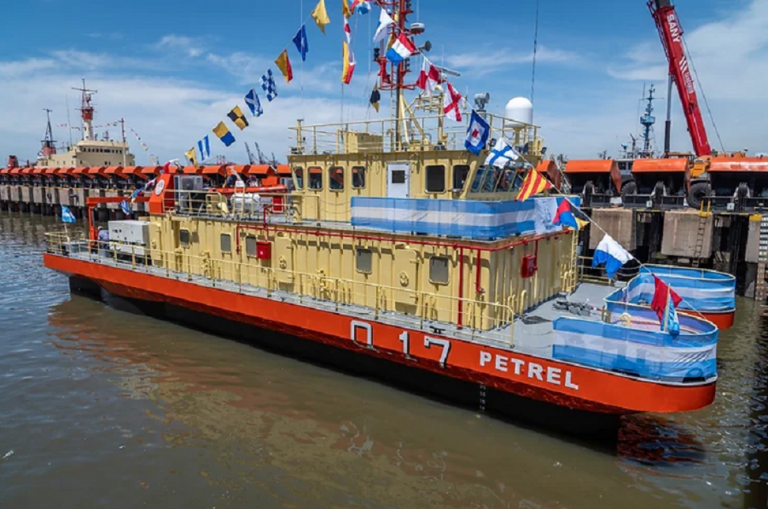imagen Cómo es el buque hidrográfico ARA Petrel, construido en Tandanor para la Armada Argentina