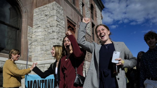 imagen Fallo a favor de un grupo de jóvenes en un juicio climático considerado histórico