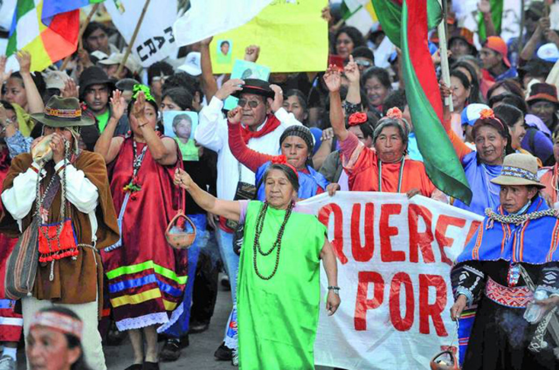 imagen Miles de jujeños reclamaron tierras y justicia