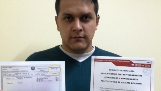 imagen Denuncian que concejales cobran más de $ 80 mil