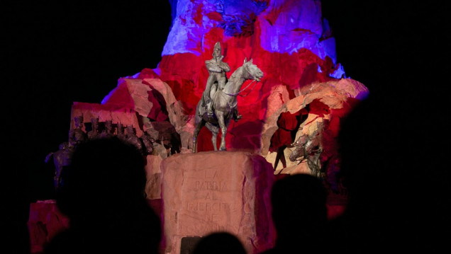 imagen "Seamos libres", el espectáculo de luz y sonido que podrá disfrutarse en el Cerro de la Gloria