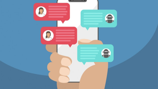 imagen "Hola, ¿en qué te puedo ayudar?" Cómo se diseña un bot conversacional
