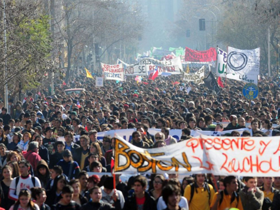 imagen Estudiantes chilenos marchan nuevamente