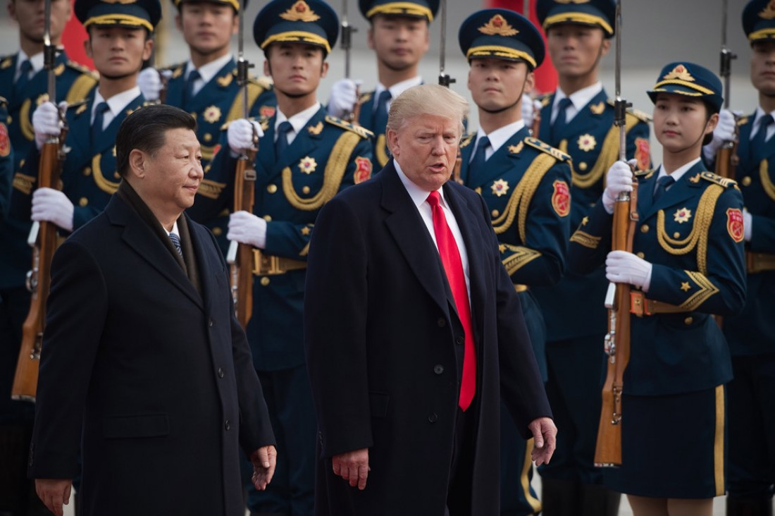 imagen Trump y Xi presentan un frente unido en histórica cumbre en Beijing