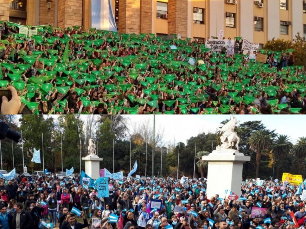 imagen Mendoza se manifestará en contra y a favor del aborto legal