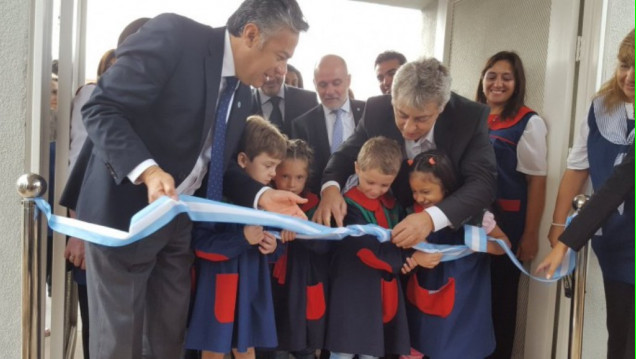 imagen Cornejo inauguró el ciclo lectivo en un jardín de infantes