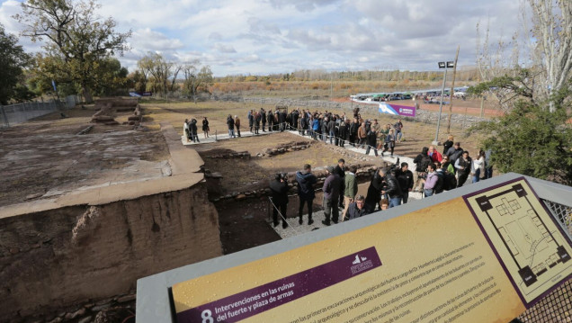 imagen Con clima patrio, Cornejo inauguró obras en el Fuerte San Rafael del Diamante