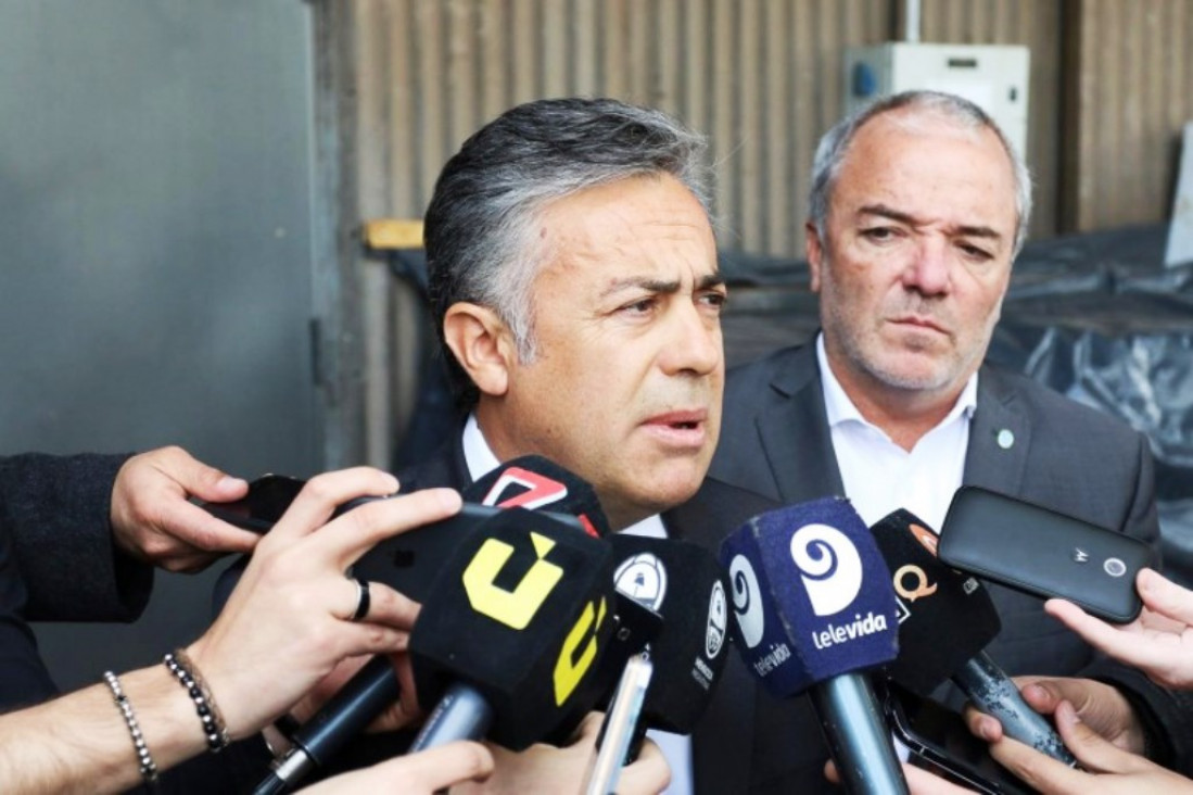 imagen Cornejo defendió el fracking y dijo que es el futuro de Malargüe