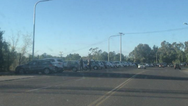imagen Cerraron el ingreso principal a la UNCUYO