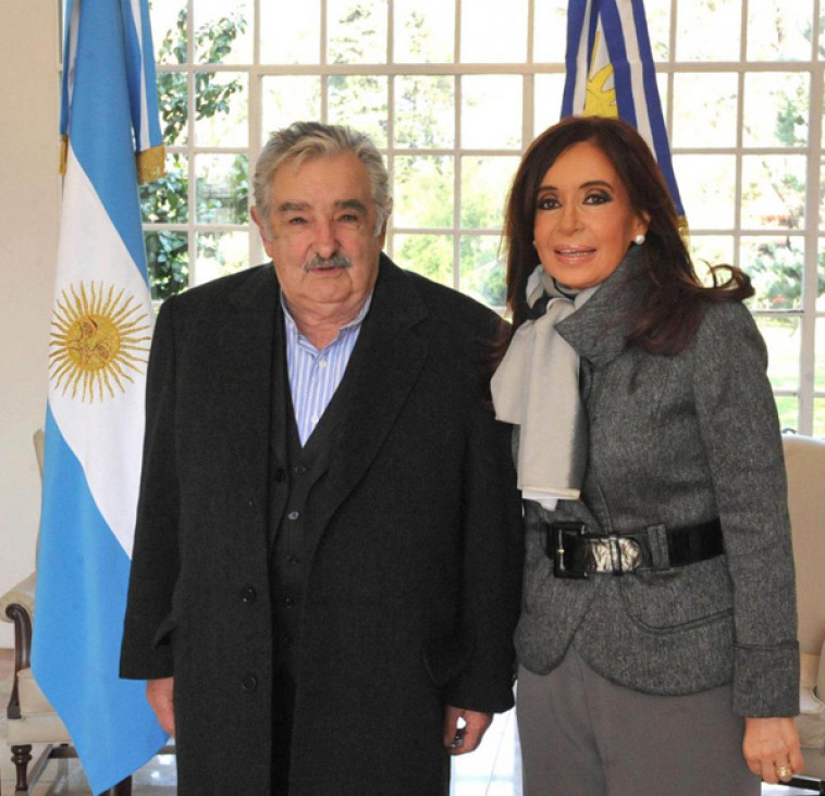 imagen Cristina recibió a "Pepe" Mujica