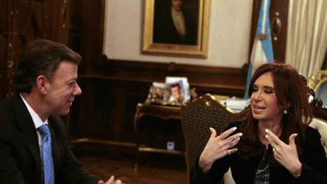 imagen Cristina recibirá al presidente de Colombia para firmar acuerdos