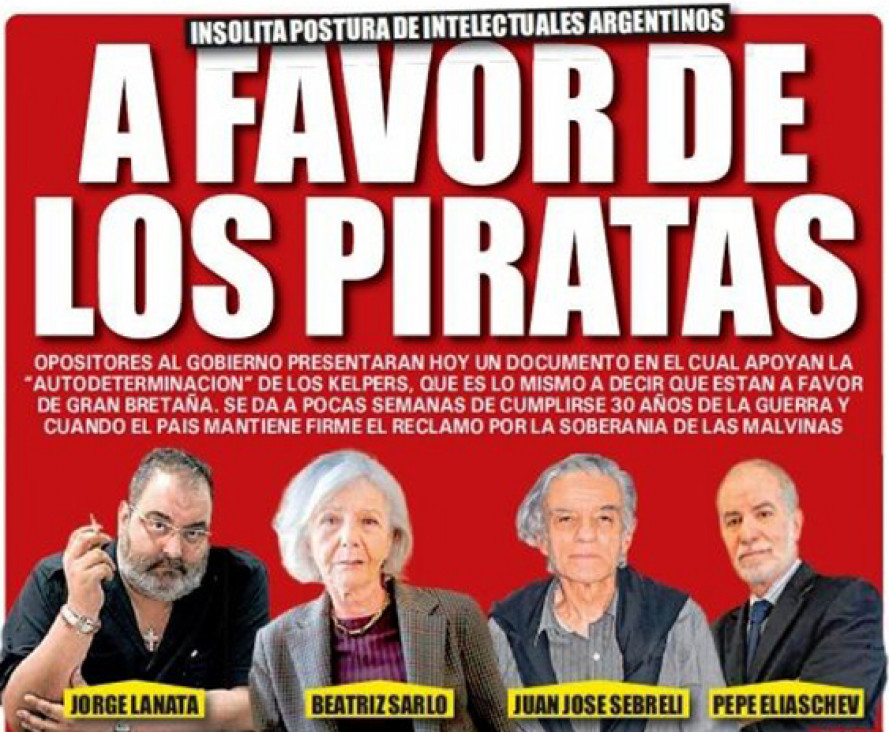 imagen "Preocupa que ciertos  intelectuales se opongan a nuestra soberanía y favorezcan al colonialismo pirata"