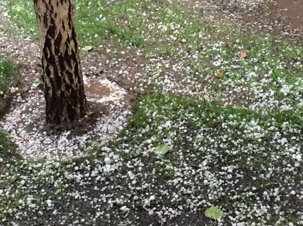 imagen Lluvia y granizo en el Gran Mendoza