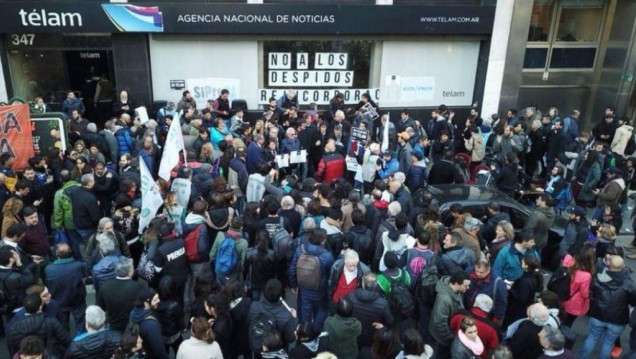 imagen La Justicia falló a favor de los empleados despedidos en Télam