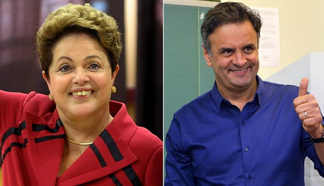 imagen Brasil: ganó Dilma, pero tendrá que ir a segunda vuelta con Aécio Neves