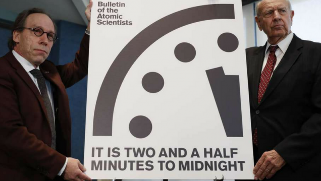 imagen La llegada de Trump a la Casa Blanca aceleró el "Reloj del Apocalipsis"