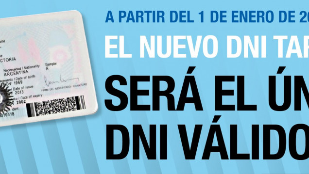 imagen A partir de abril, el único DNI válido será la tarjeta