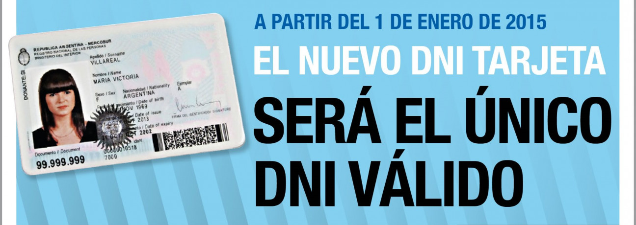 imagen A partir de abril, el único DNI válido será la tarjeta