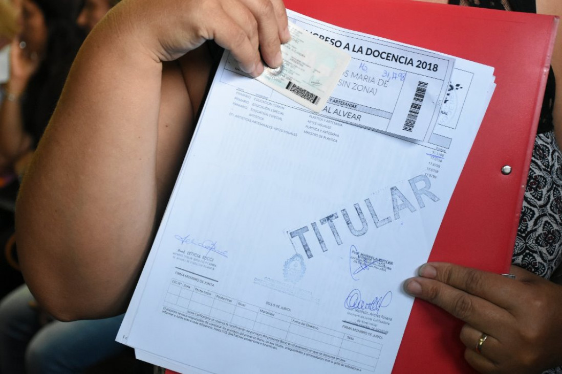 imagen Continúa el concurso de ingreso a la docencia