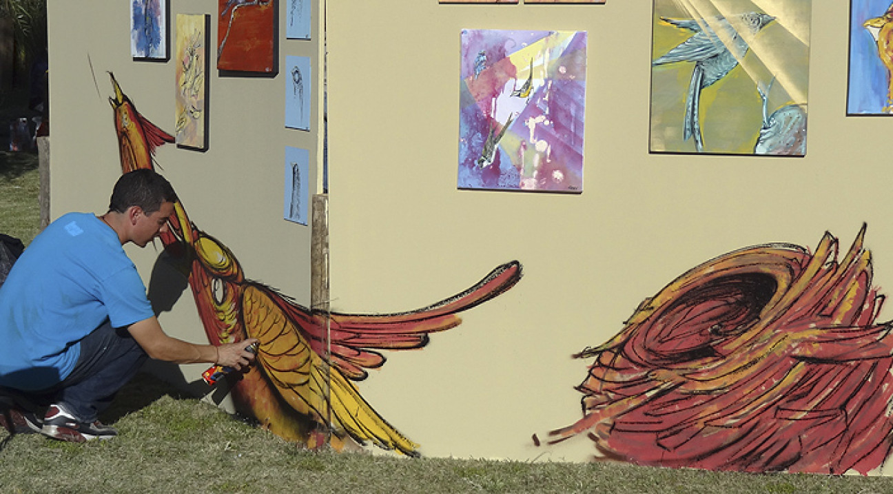 imagen Artistas en la montaña