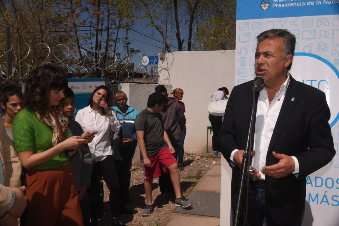 imagen Para Cornejo, votar al PJ es "trabar la mano dura"