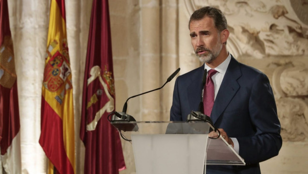 imagen "La sociedad catalana está fracturada", dijo el rey Felipe